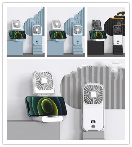 Folding Portable Digital Display Handheld Small Fan.